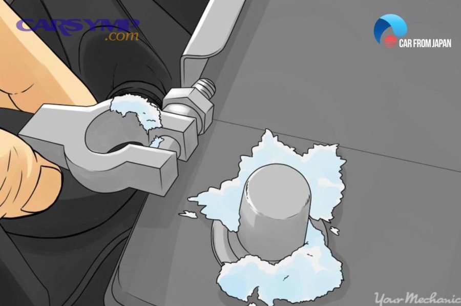 How do you replace battery cables safely and correctly?