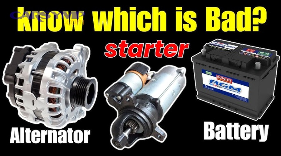 Which symptoms point to battery vs alternator vs starter—fast triage without tools?