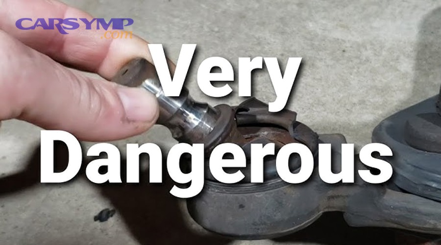 What happens if the ball joint separates while driving?