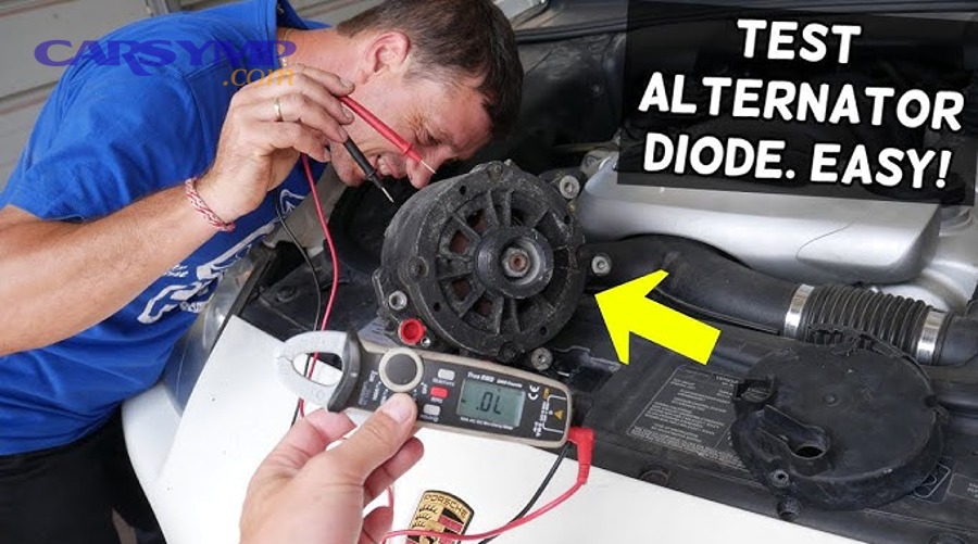 What is an alternator diode drain, and why can alternator drain look “random”?