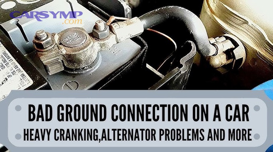 Which symptoms point to a bad ground strap or failing ground point?