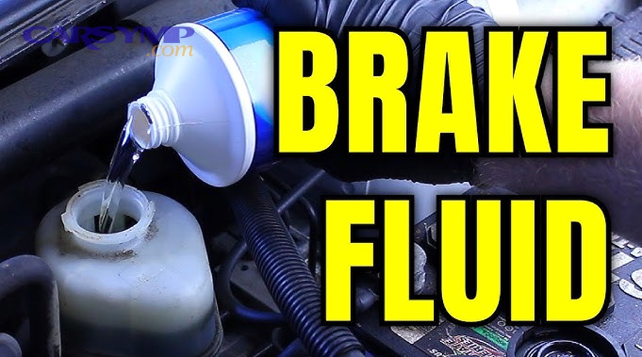 How do you dispose of brake fluid safely, and what should you never do?