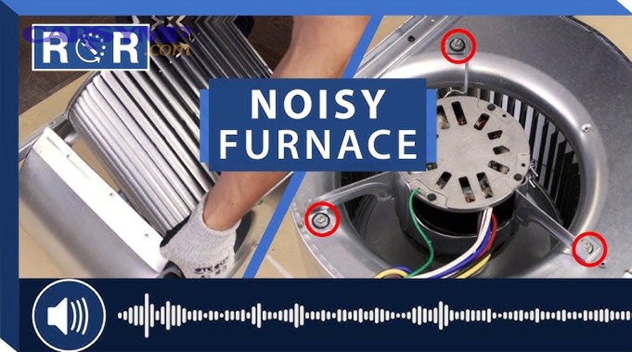 Can a noisy blower motor be caused by electrical issues instead of mechanical wear?