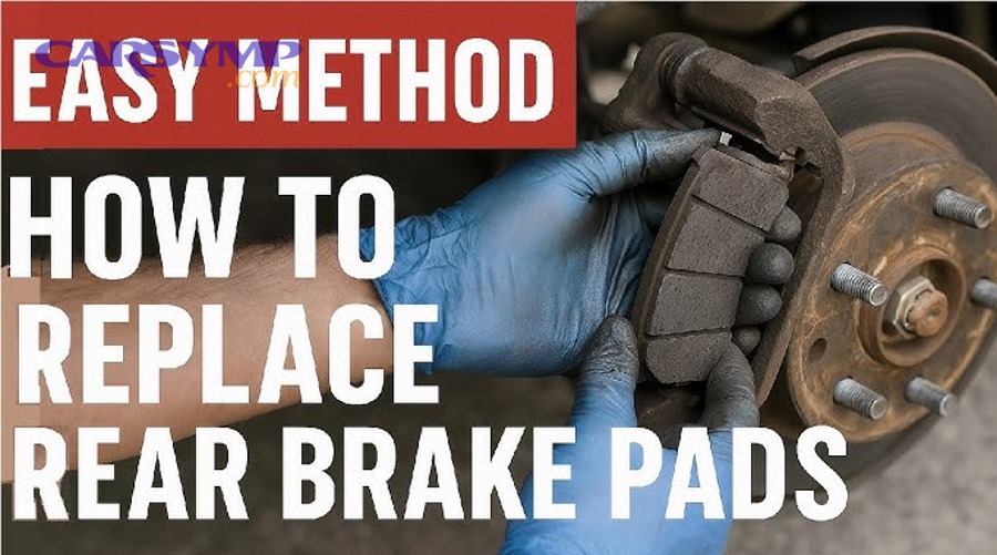 How do you reinstall the wheel and lower the car safely?