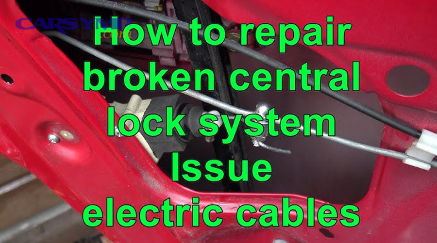 How do you separate key fob, door switch, and actuator problems quickly?