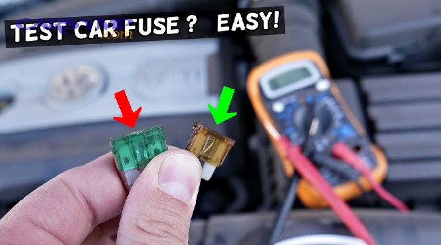 If the fuse blows again, what short-circuit patterns should you hunt?