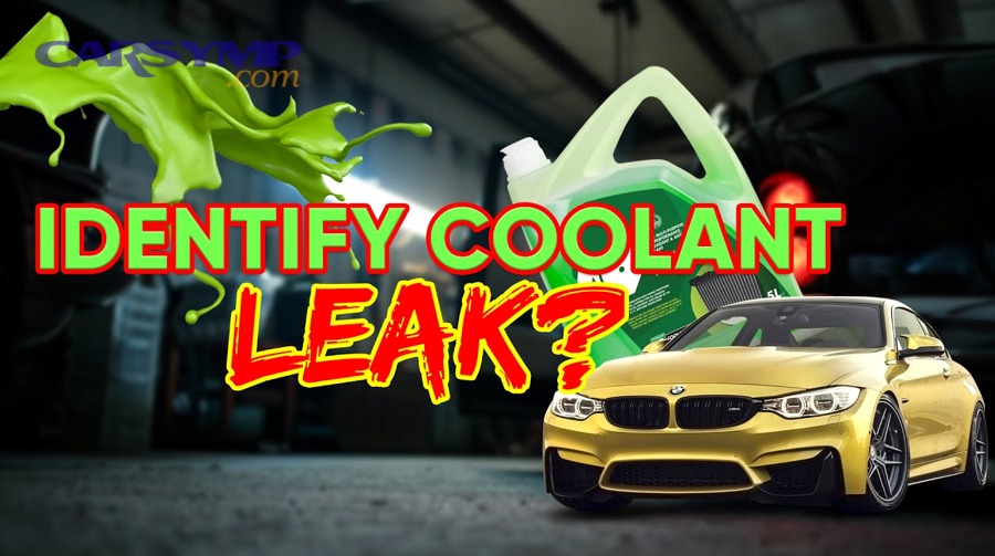 What should you do after you find the coolant leak location (and what should you avoid)?