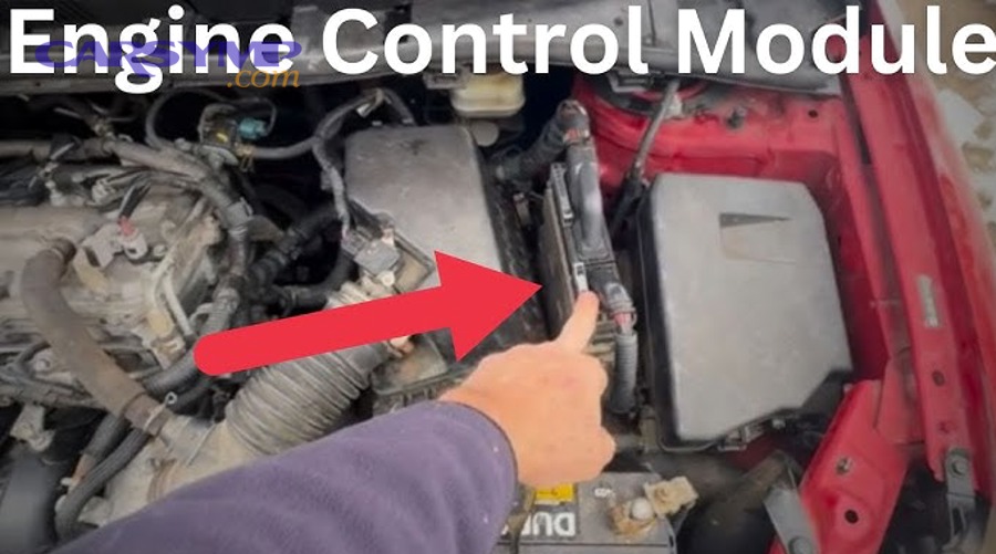 Example showing common OBD-II port placement under the dashboard