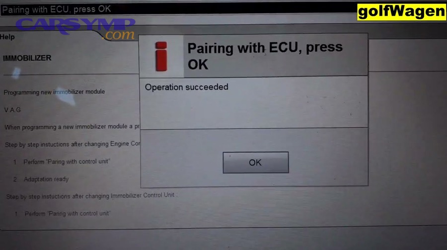 What symptoms indicate an ECU/immobilizer mismatch?