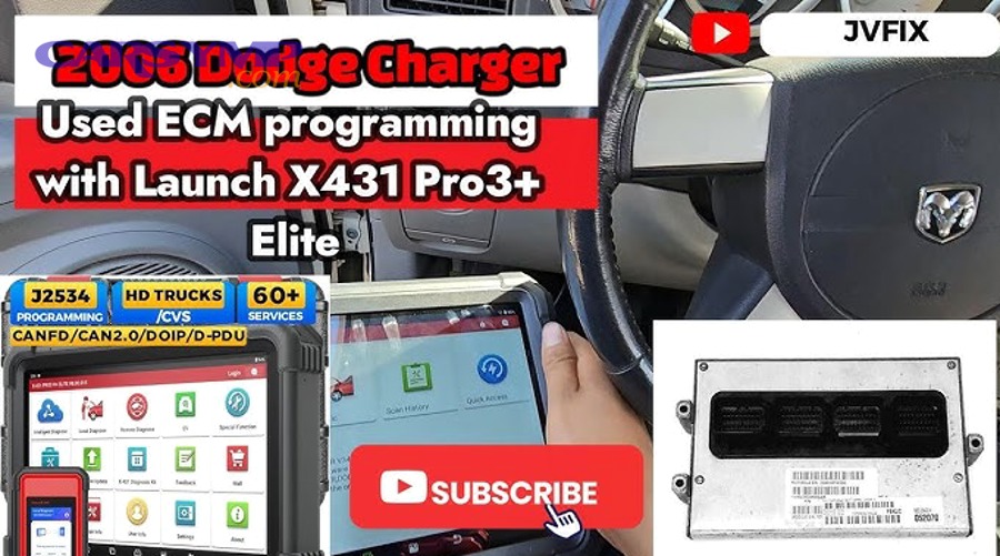 Mechanic comparing used refurbished and new ECU options for car owners