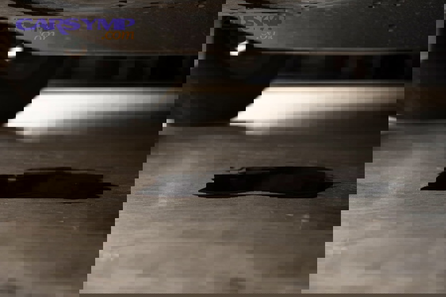 Why does the pedal go spongy or sink with a leak?