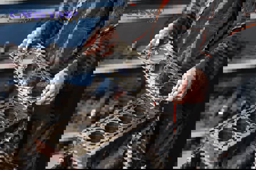 6) Combustion gases entering the cooling system