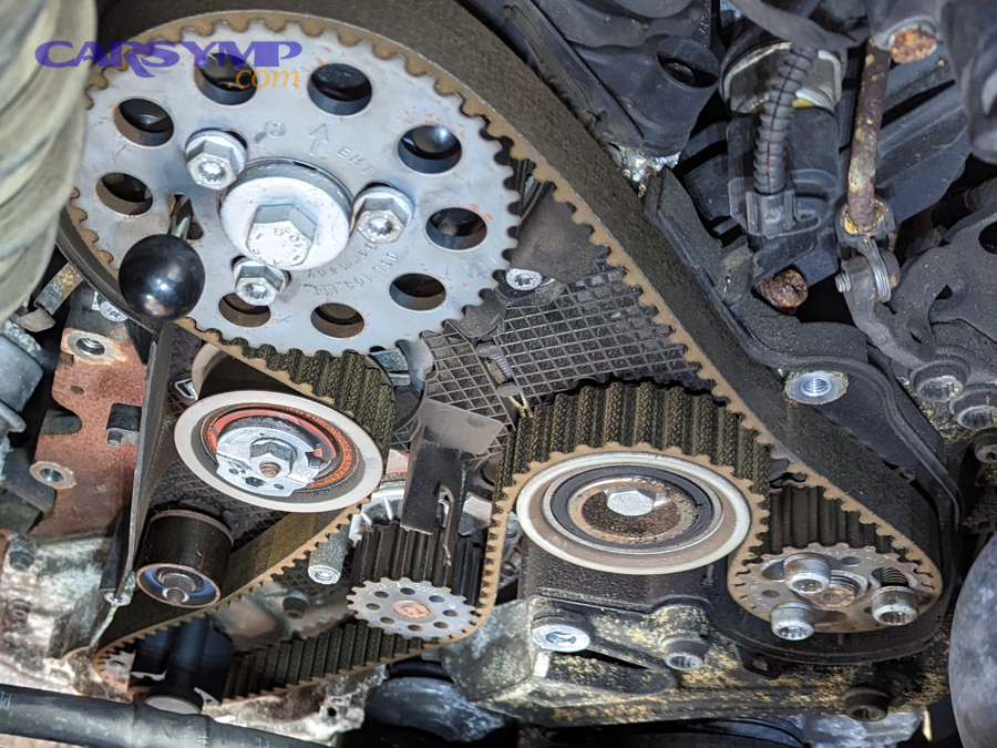 When is replacing only the belt reasonable, and when is it false economy?