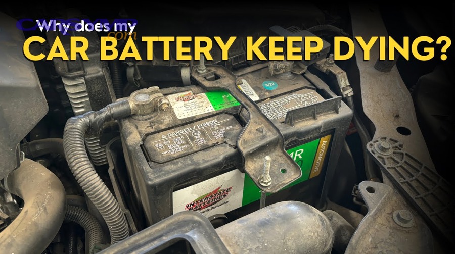 How can you tell if the battery itself is failing?