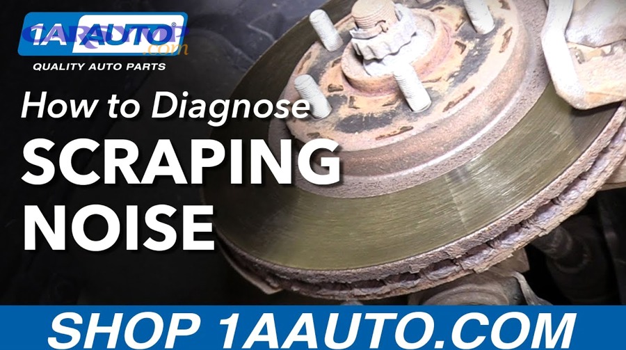 What do different brake sounds usually indicate?
