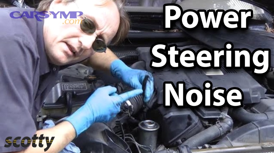 Power steering belt and pump assembly