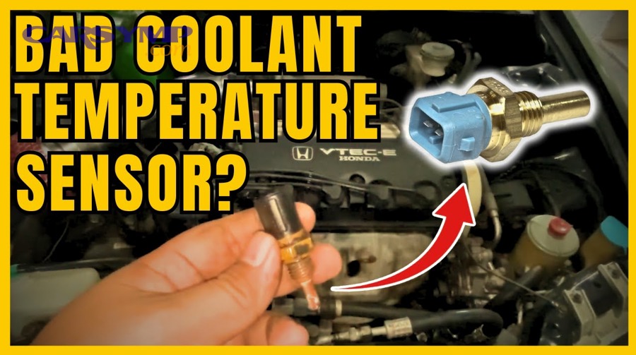 Car dashboard engine temperature gauge close up