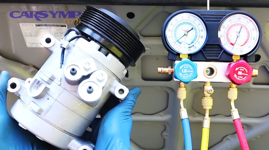 AC compressor failure symptoms
