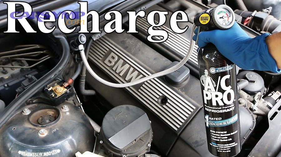 What are the signs you have a leak before adding refrigerant?