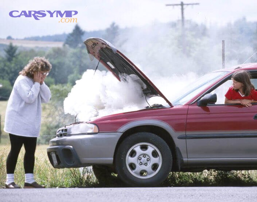 What should you do immediately when your engine temperature starts rising?