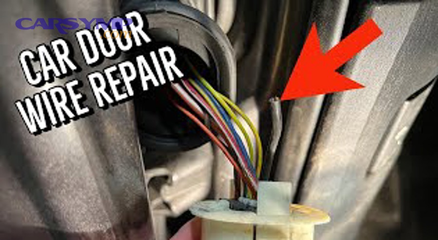 How do you repair broken door jamb wires so the fix lasts?