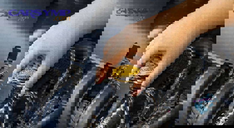 What checks should you do after replacing the cap if symptoms continue?