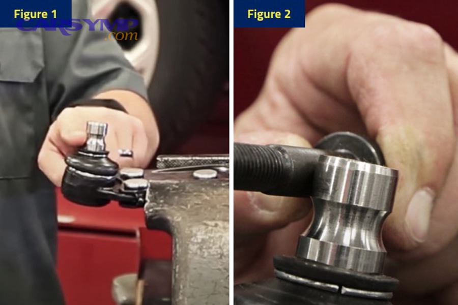 When should you replace the whole control arm or knuckle instead of only the joint?