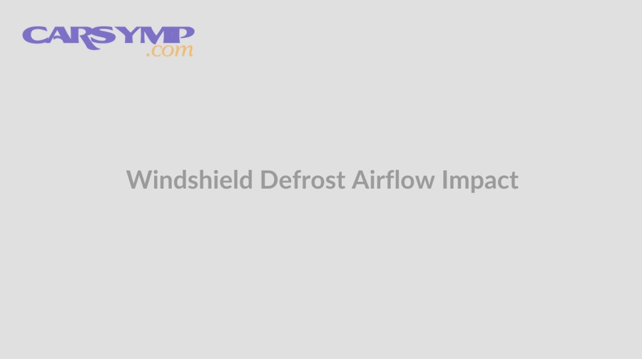 How does reduced airflow change defrost and defog performance?