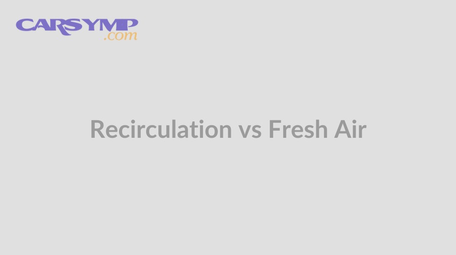 Recirculation vs fresh air: which choice stabilizes comfort faster?