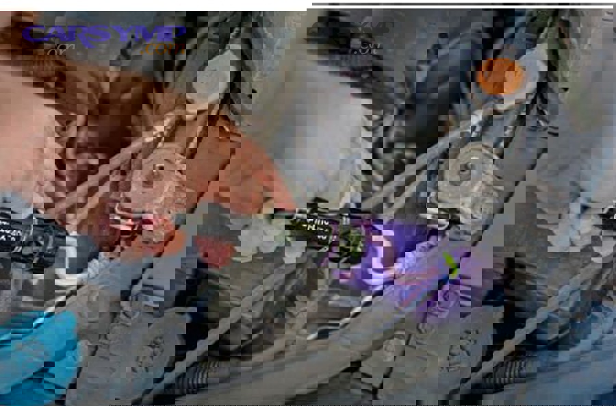 Where do pickups and body-on-frame SUVs commonly leak A/C refrigerant?