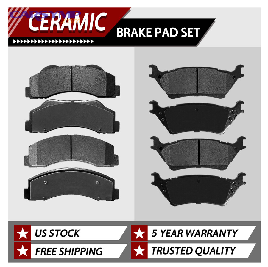 How do costs and service time differ between front and rear pad jobs?