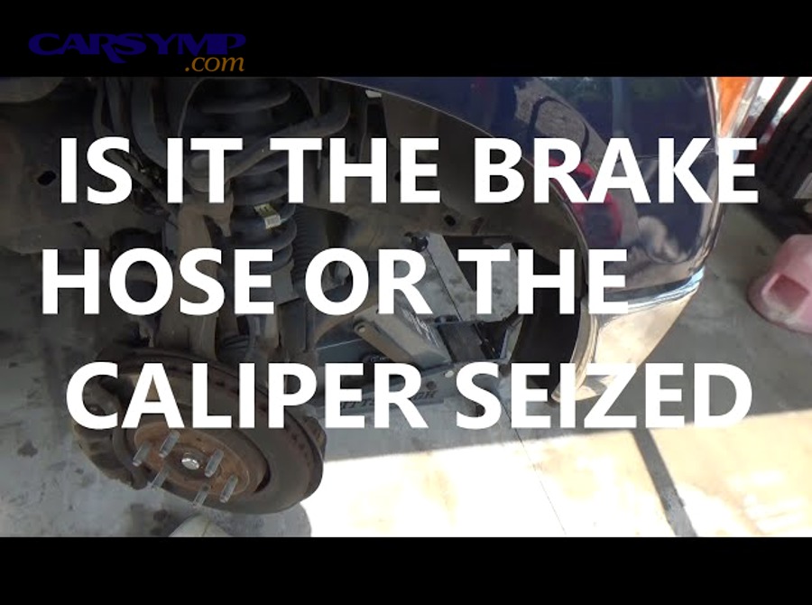 What wheel-temperature and drag checks quickly reveal caliper vs hose problems?