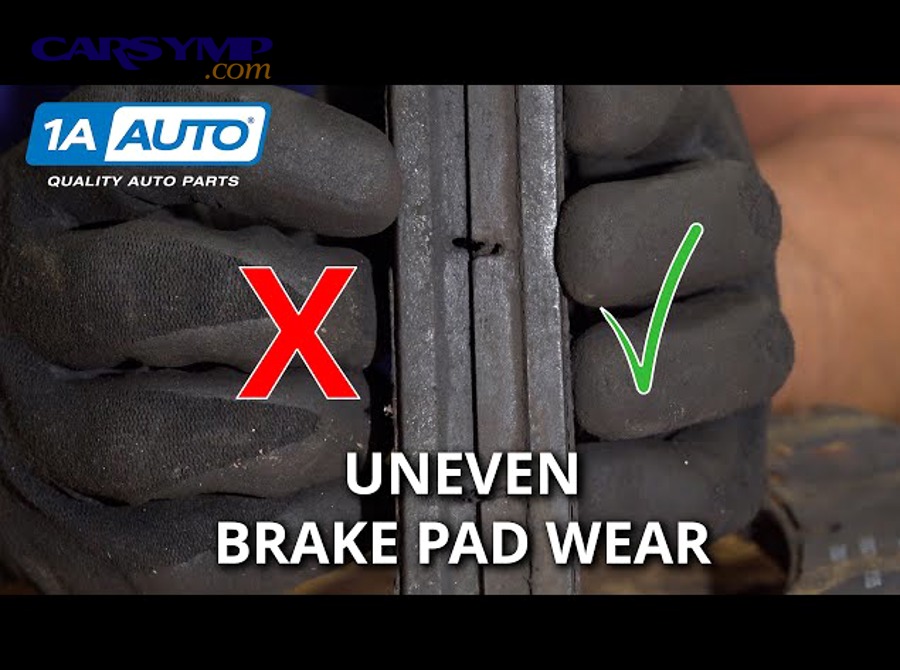 What uneven pad wear patterns should you recognize first?