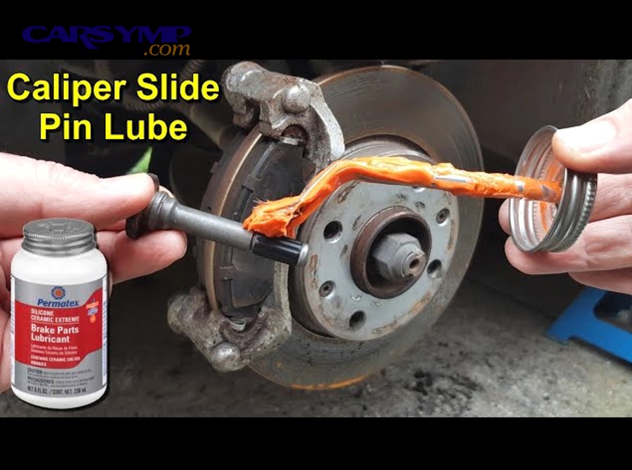 How to do slide pin service and lubrication step-by-step safely?