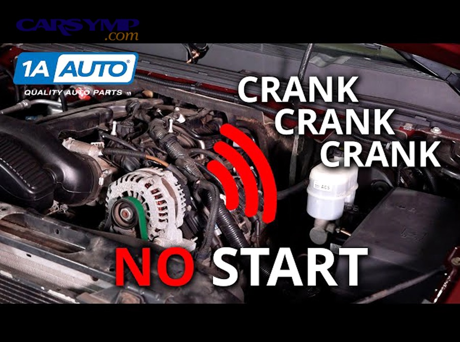 Car battery in an engine bay
