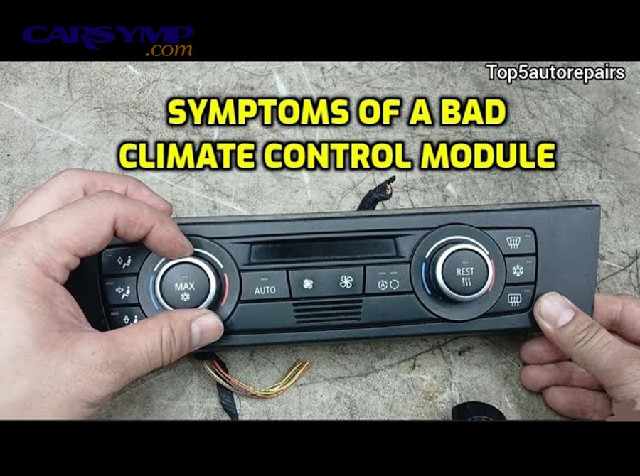 Dashboard climate control buttons