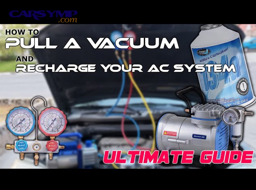 What tools and prep do you need before you start an evac and recharge?