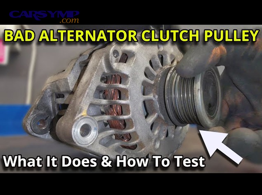 Why do you hear noise through the speakers—alternator whine in the audio system?