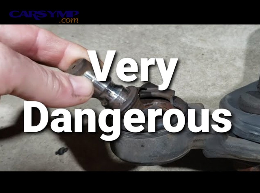 Can you drive with a bad ball joint at all?