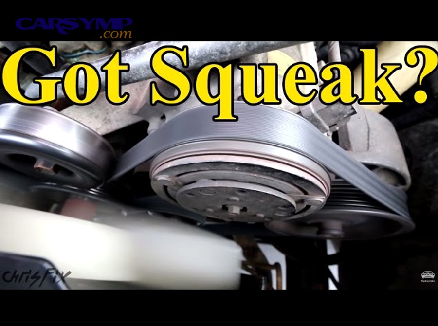 Why does serpentine belt squeal more in wet weather or after a car wash?