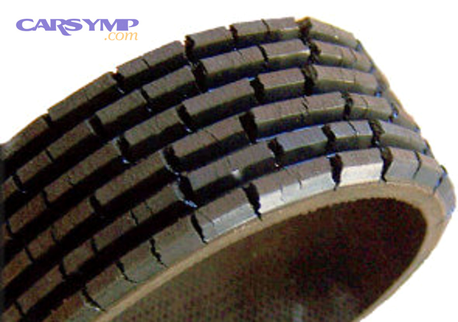 What does “belt wear” and “glazing” mean on a serpentine belt?