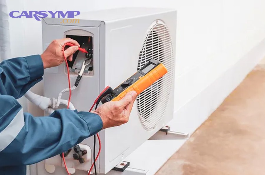 HVAC sensor location inside system