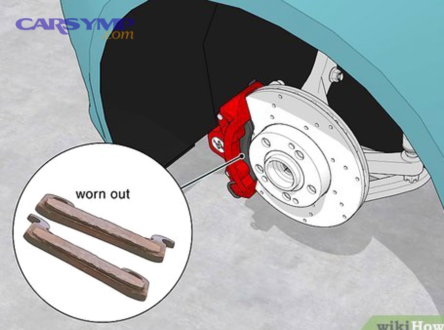 How do suspension and steering components amplify vibration when braking?