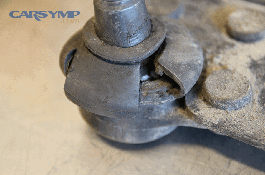 Is it safe to keep driving if you suspect a bad ball joint?