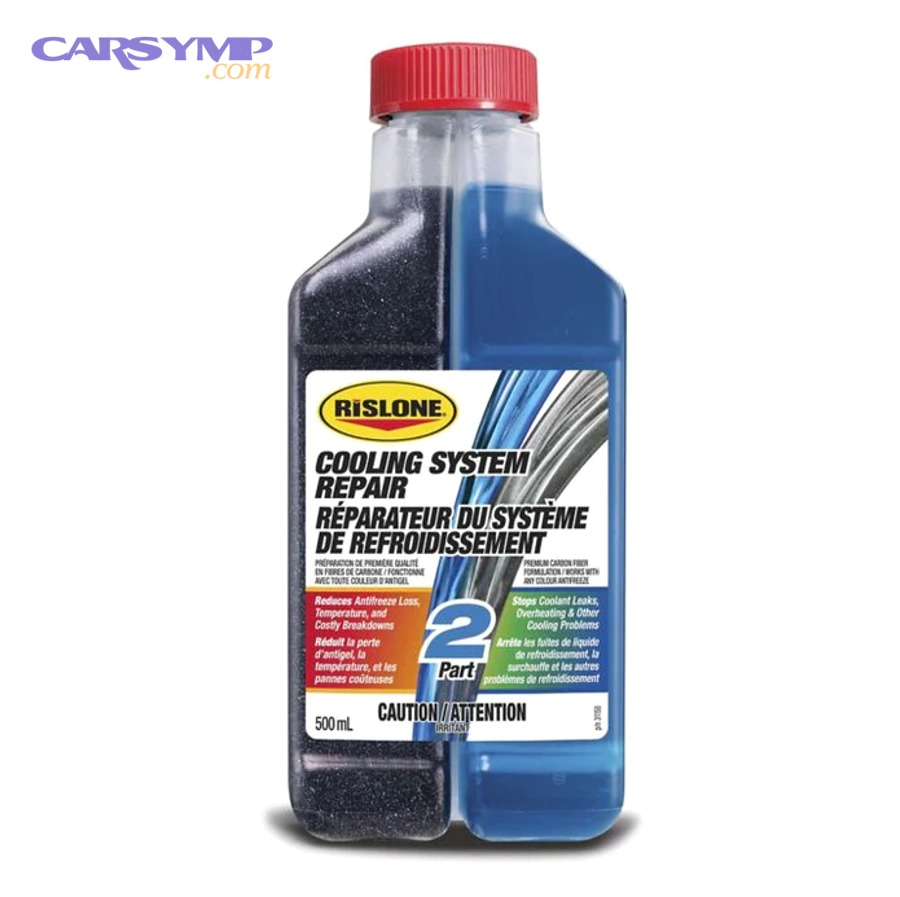 Engine thermostat parts labeled showing valve, spring, seal and bypass valve