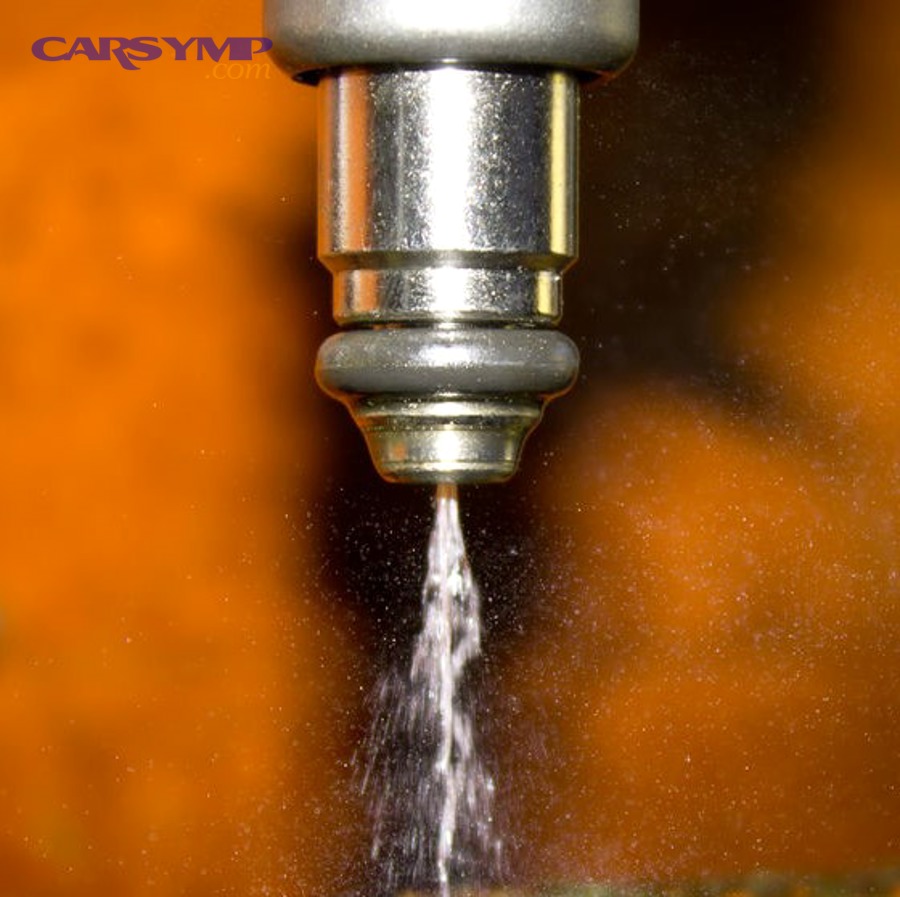 Car engine bay representing common fuel pump symptom checks