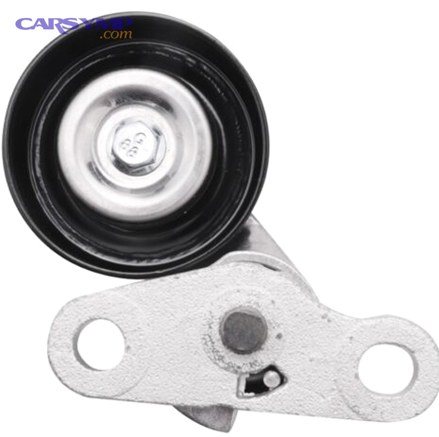 mobile mechanic working on car engine in driveway