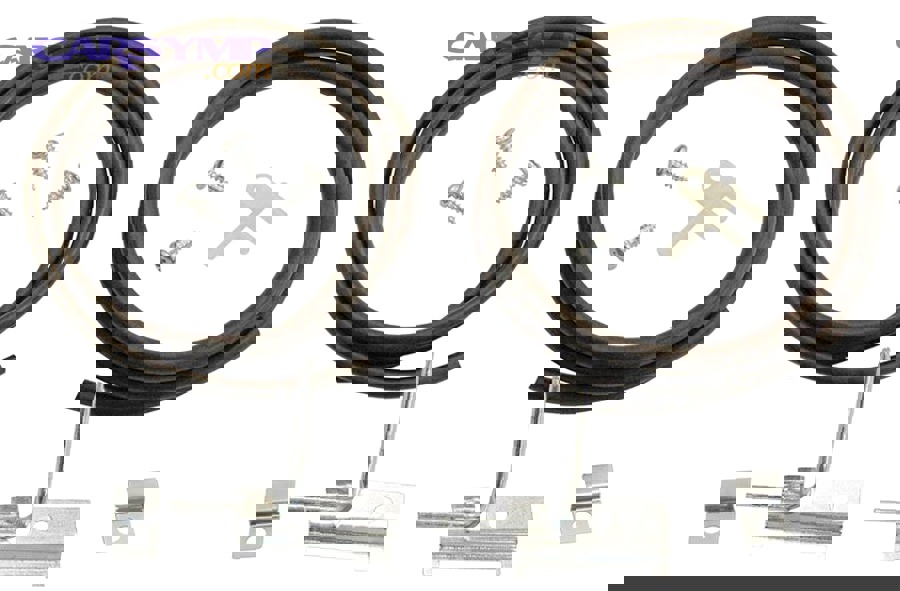 Radiator hose being inspected for damage and wear in engine bay