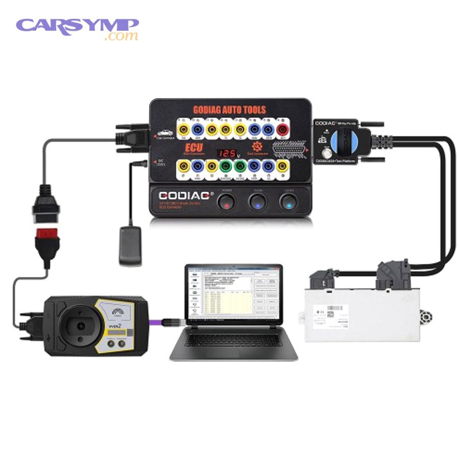 Close-up of a car key fob used for testing and troubleshooting