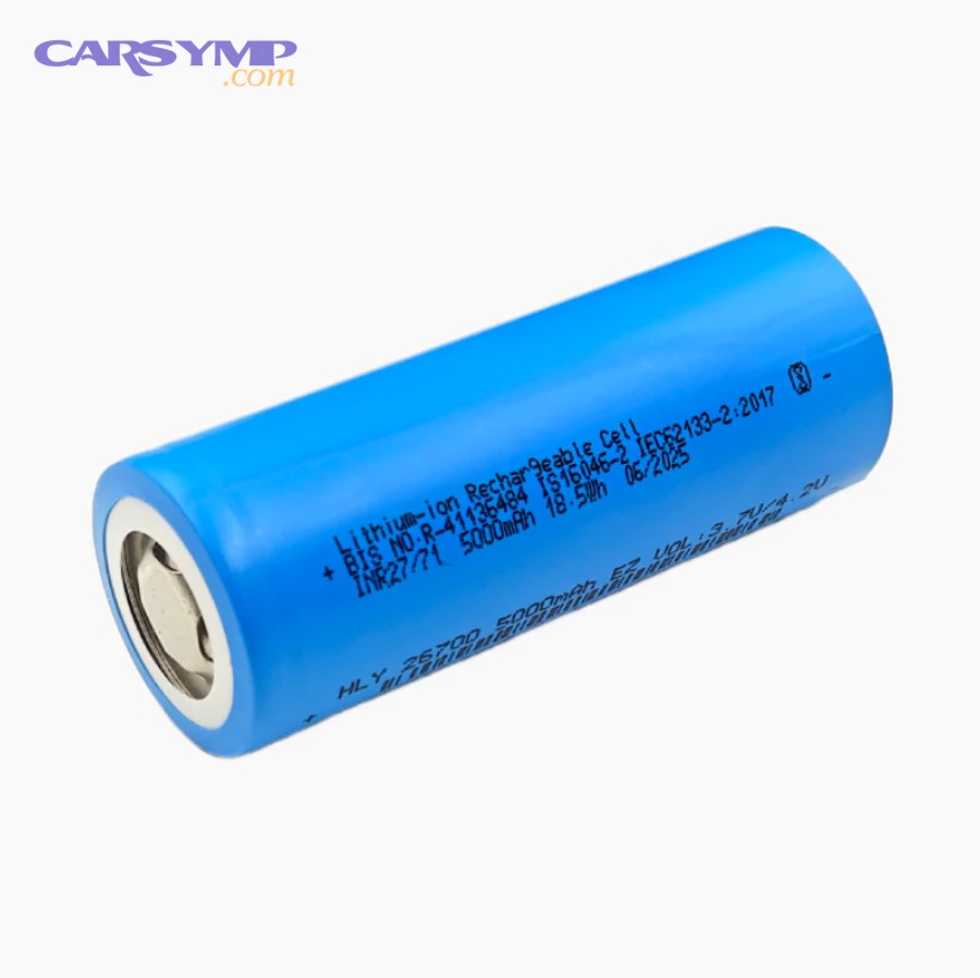 Battery terminal corrosion on a car battery